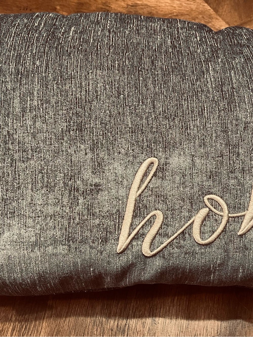 Broyhill “Home” Embroidered Decorative Pillow